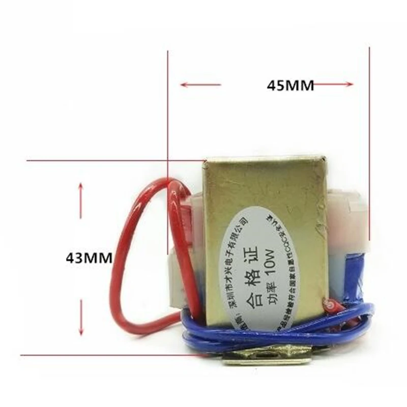 EI48* 24 power transformer 10W input 380V220V ferrite core to AC 6V 9V 12V 15V 18V 24V 36V 48V single double audio transformer