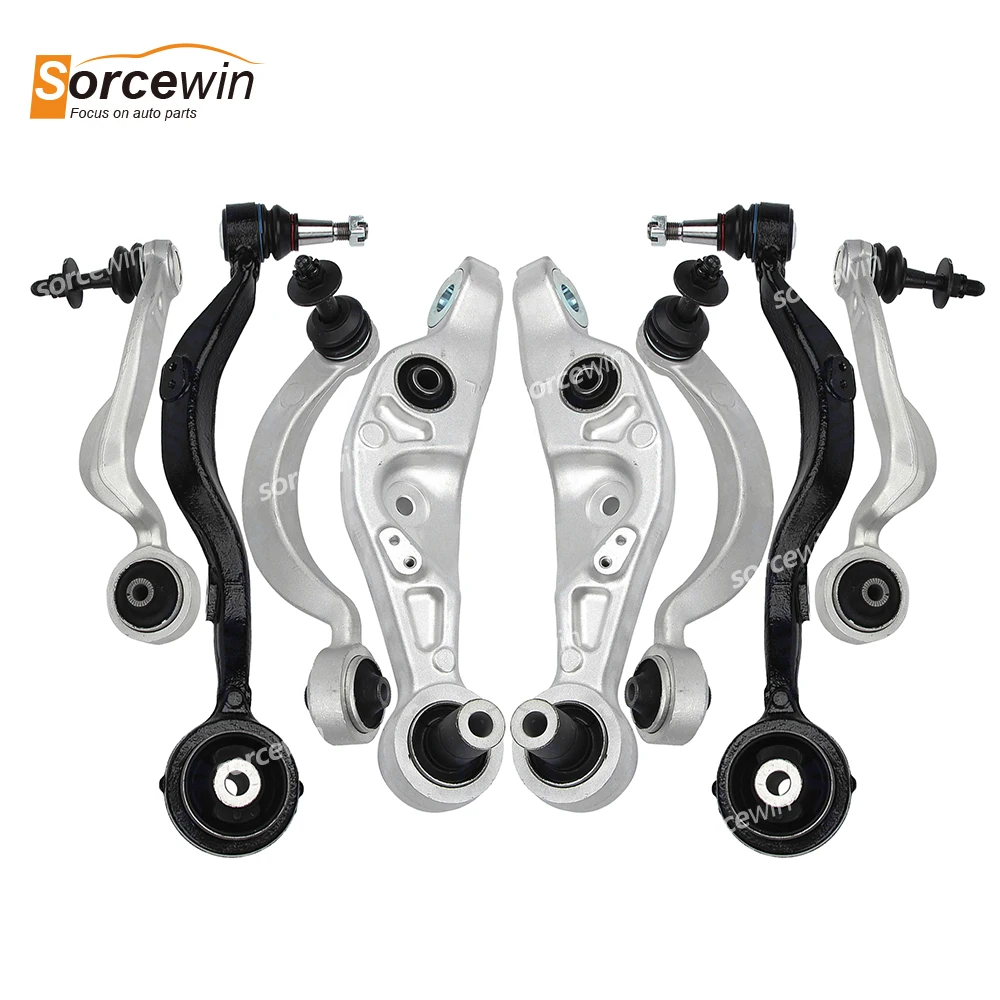 

8PCS For Lexus LS460 RWD 2007-2015 Auto Parts Car Front Suspension Parts Control Arms Kit Ball Joint Assembly 48640-50070