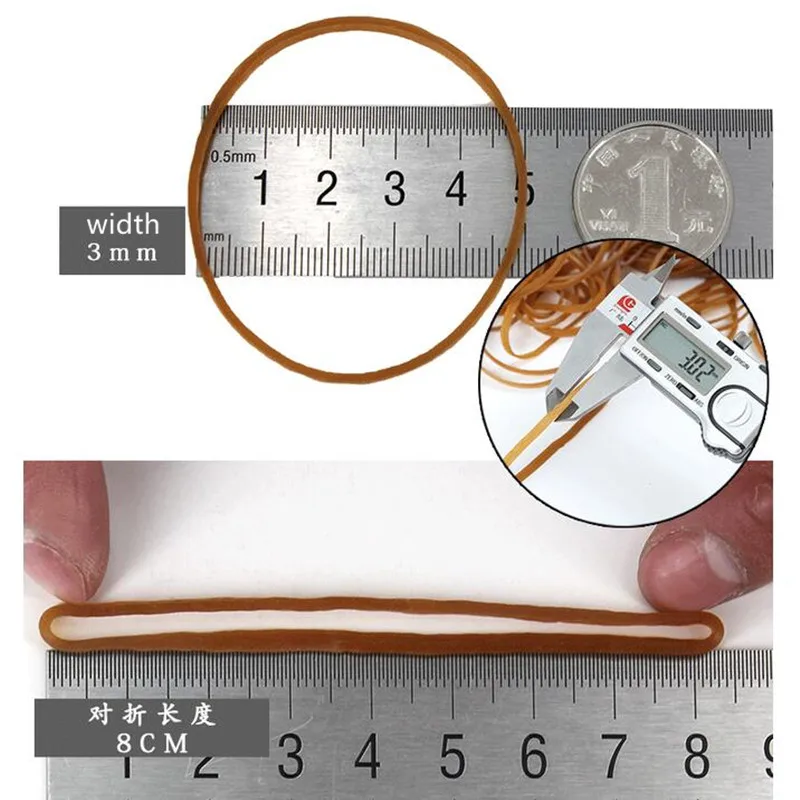 50*3Mm Dây Cao Su Đàn Hồi Cao Su Chắc Chắn Cho Văn Phòng Học Văn Phòng Phẩm Tiếp Liệu Co Giãn Cao Su Chắc Chắn Thun Ban Nhạc