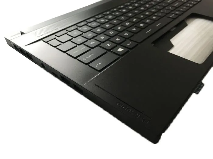 Imagem -06 - Rgb Backlit Palmrest & Teclado dos Eua para o Msi Discrição Gs6612u Gs66 12ue 12ug 12ugs 12uh 12uhs 15.6 Inglês 2tipo-c 1usb Gs66 Ms16v5