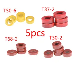 5pcs/lot T50-6 T30-2 T68-2  T37-2 Carbonyl Iron Powder Core Carbonyl Iron Core High Frequency Radio Frequency Magnetic Cores