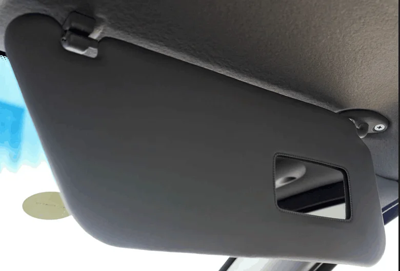 Auto accessories  sun visor for Chevrolet Spark 2007-2010 passenger side with makeup mirror sun-shading