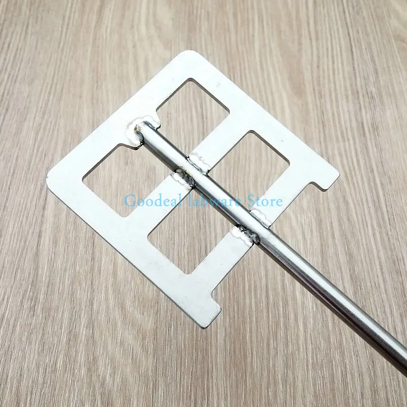 1pc Lab Stainless Steel Frame Agitatori Paddle with Leaf-width 40mm to 120mm Stirring Blade SUS304 Dispersion Anchor Paddle