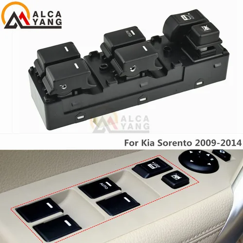 Nuevo Para KIA Sorento 2009 - 2014 interruptor elevador de ventana eléctrico maestro 935732 P000