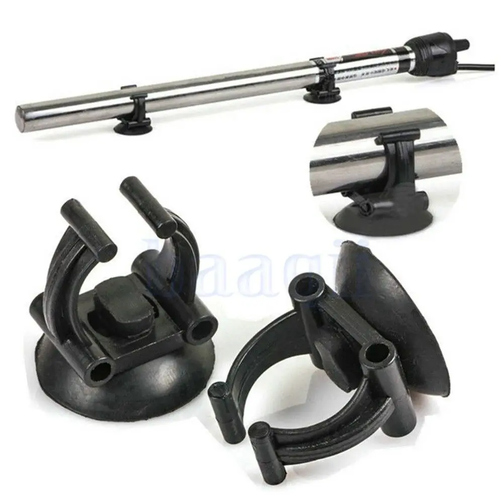 2X Aquarium Fish Tank Suction Cups Sucker Clips Holder for Heater Pump Tube Easy To Use Durable PT0411X2