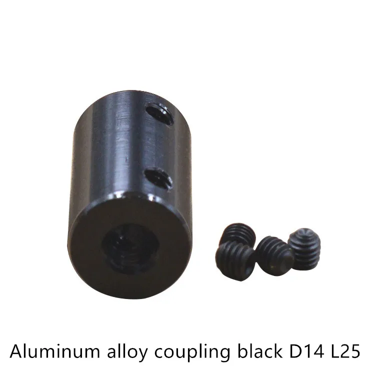 LINK CNC Aluminum Alloy Coupling D14 L25 3D Printers Parts Black Flexible Shaft Coupler Screw Part For Stepper Motor Accessories