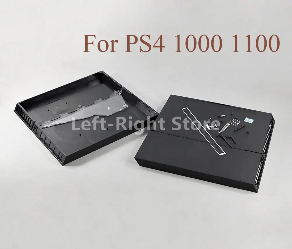 

1set Full Housing Case For PS4 1000/1100 Console Black Color Console Housing Case House Shell Have Logo for PS4 1100 1000