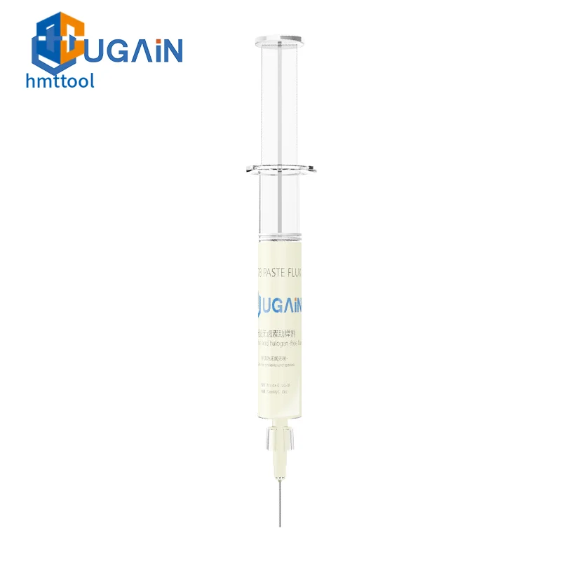 UGAin Lead-Free/Halogen-Free/No Odor/No Cleaning Electronic Flux For PCB Motherboard UG78 Needle Type 10CC Welding Oil