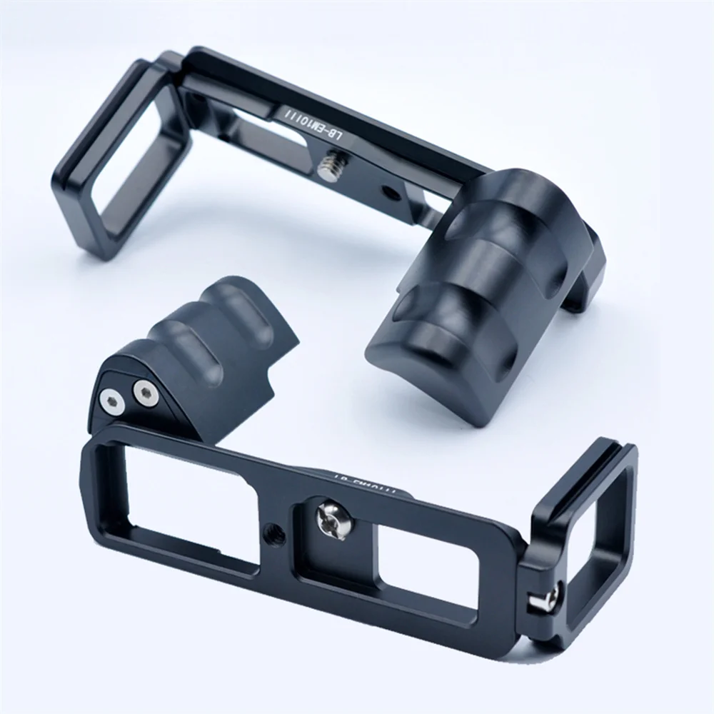 Подходит для Olympus OM-D Mark III EM10 III Комплект с двойной ручкой L кронштейн Вертикальная Скоба быстросъемная L-образная пластина