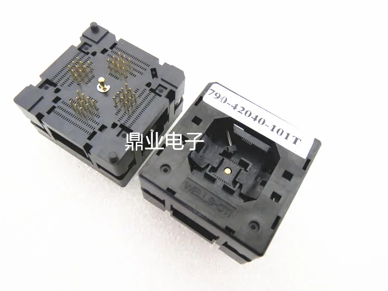 

Opentop QFN40 6*6MM 0.5pinth Open Top 790-42040-101T test seat IC Burning seat Adapter testing seat QFN40 Test Socket test bench