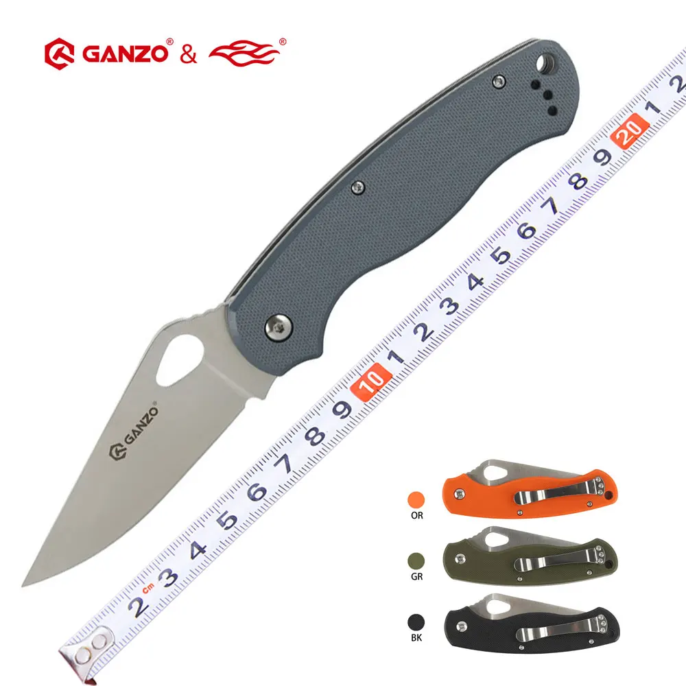 Ganzo Firebird FBknife G729 440C ostrze G10 rękojeść nóż składany nóż taktyczny outdoor camping narzędzie EDC nóż myśliwski