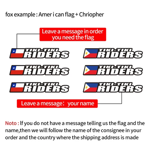 Imagen 2 del producto Pegatinas con nombre de cuadro, pegatinas personalizadas con nombre de bandera para bicicleta de carretera, estilo personalizado 20