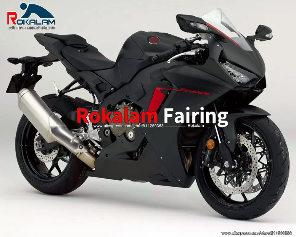 

Aftermarket Fairings For Honda CBR1000RR 2018 CBR 1000RR 2017 CBR1000 RR 2019 Motorcycle Black Fairing Kits (Injection Molding)