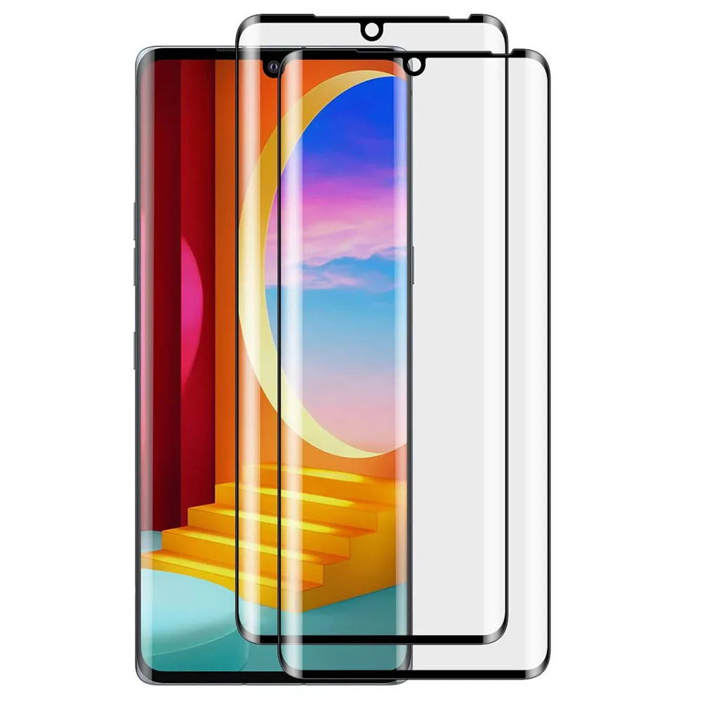 3D Arc Edge Full Curved Tempered Glass On For LG Velvet 5G LM-G900N Protective Screen Protector Glass For LG Velvet 4G LMG910EMW