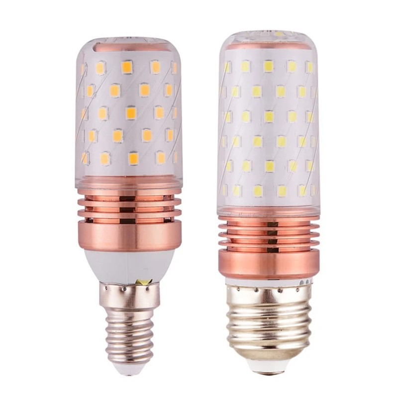 

1-10X E14 E27 LED Corn light Bulb 12W 16W SMD2835 LED Bulb 220V 230V 3 Color Temperatures Integrated LEDs Candle light Spotlight