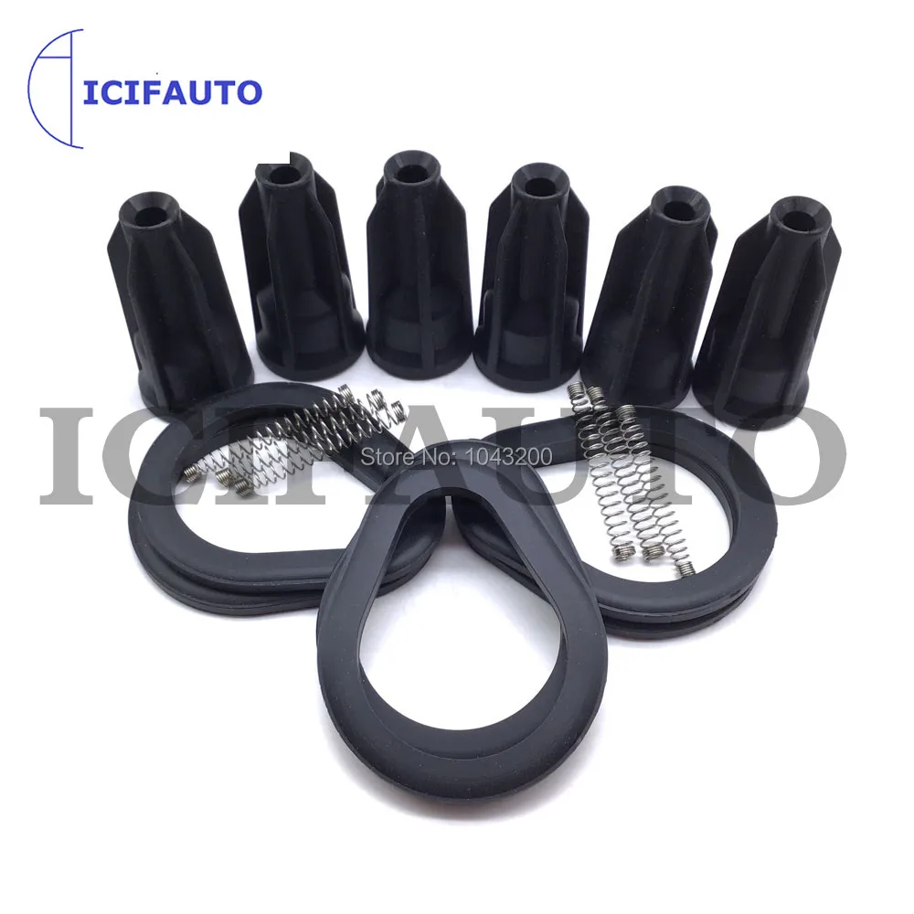 

1 or 6 Pcs Ignition Coil Rubber Boot for Chevy Trailblazer GMC Canyon Envoy H3 Isuzu 02-05 OE# 12568062 , 19300921, 8-12568062-0