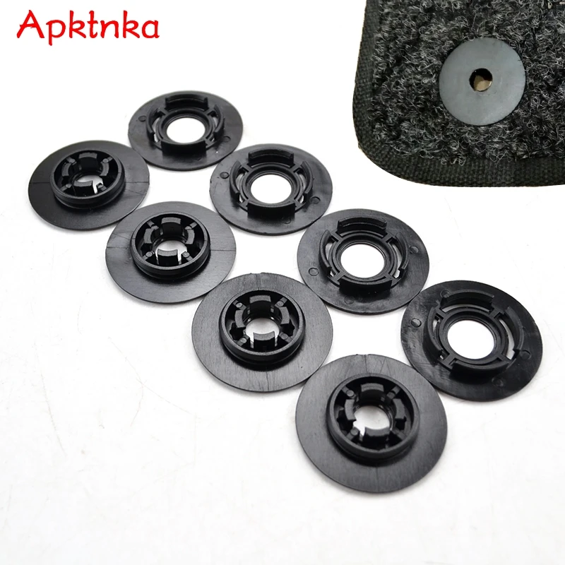 Apktnka Car Carpet Mat Clips Floor Holder Fixing Clamp For VW Golf 4 Polo 9n Passat CC For Audi A3 A4  For Skoda Octavia Superb