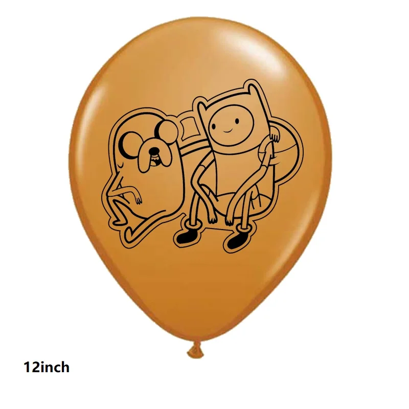 10 قطعة/الوحدة مغامرة الوقت مع الفنلندي وجيك 12 بوصة بالونات اللاتكس أنيمي الاطفال الحسنات تأثيري الكرتون بالون ديكور حفلة عيد ميلاد