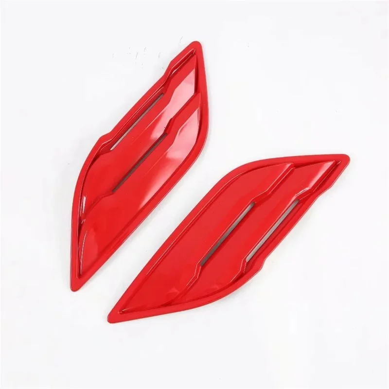 

For Ford F150 2019 2020 2021 ABS Car Side Wing Air Vent Outlet Blade Fender Cover Trim Molding Stickers Car-Styling Accessories
