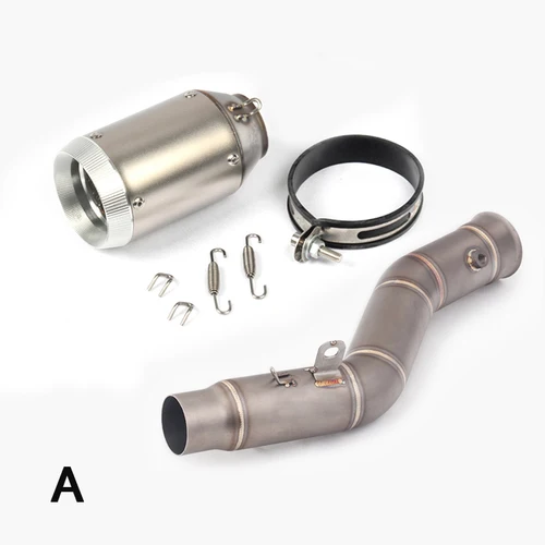 Imagen 2 del producto Tubo de enlace medio deslizante para motocicleta, silenciador de escape modificado para Yamaha YZF R1, 2009, 2010, 2011, 2012, 2013, 2014