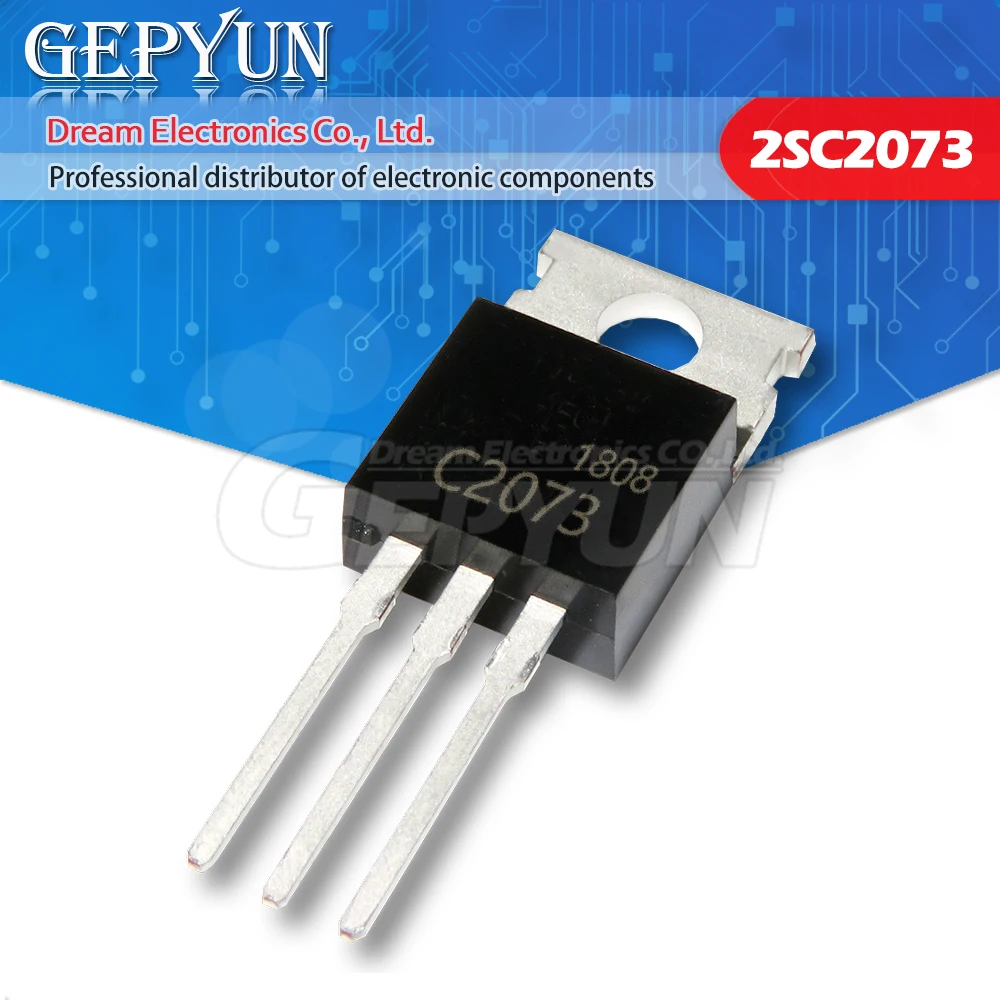 10pcs 2SC2073 TO220 C2073 TO-220 TO-22 KSC2073 1.5A 150V power triode