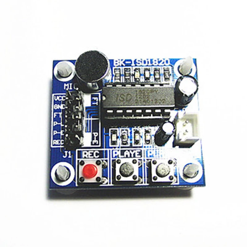 ISD1820 modulo vocale di registrazione modulo vocale scheda modulo di registrazione e riproduzione con testa microfono con altoparlante
