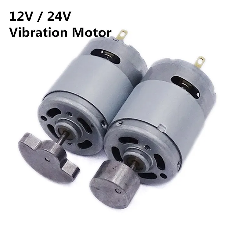 1Pcs RF385 Double Head Vibrating Motor Massage Vibration Motor Massage Chair Miniature DC Vibration Motor 6V/12V/24V