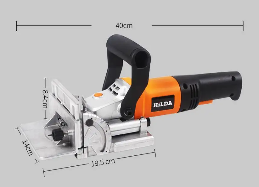 760W Biscuit Jointer Electric Tool Authentic Woodworking Tenoning Machine Biscuit Machine Puzzle Machine