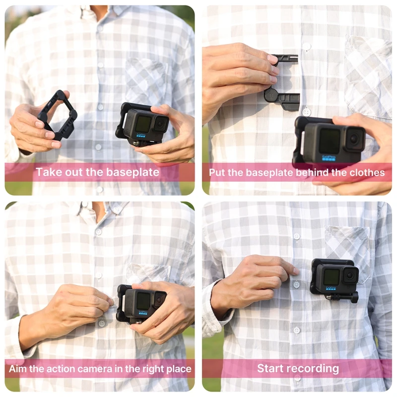 Ulanzi GP-16 magnetische Action-Kamera Schnell wechsel halterung Gopro Zubehör Release Bracket Adapter für Gopro Hero 12 11 10 9 8