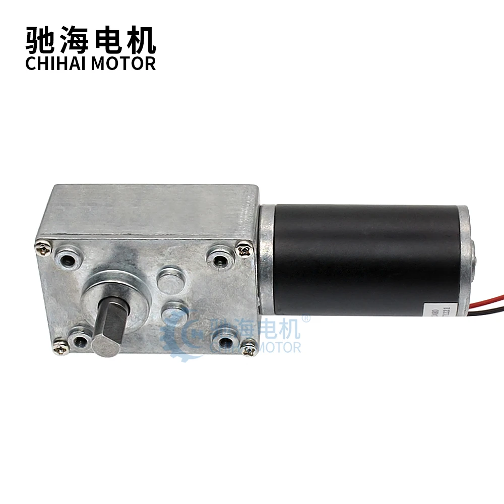 CHW-GW4058-3162 Reduction Motor DC6V 12V 24V 7RPM-470RPM Geared Motor Reducteur Large Torque High Power Worm Gear Motor