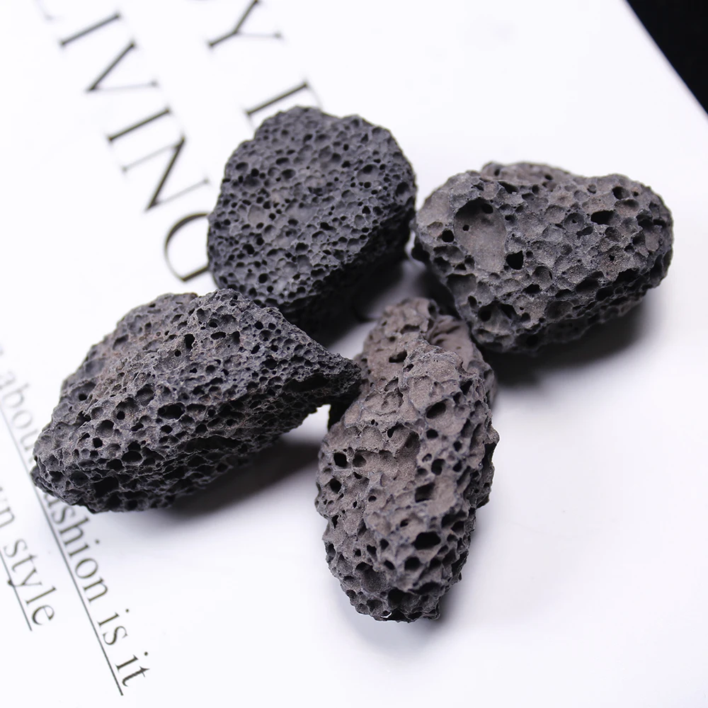 50g/bag Natural Volcanic Rock Original Stone Aromatherapy Essential Oil Diffuser Stones Irregular Energy Stone for Charms Women