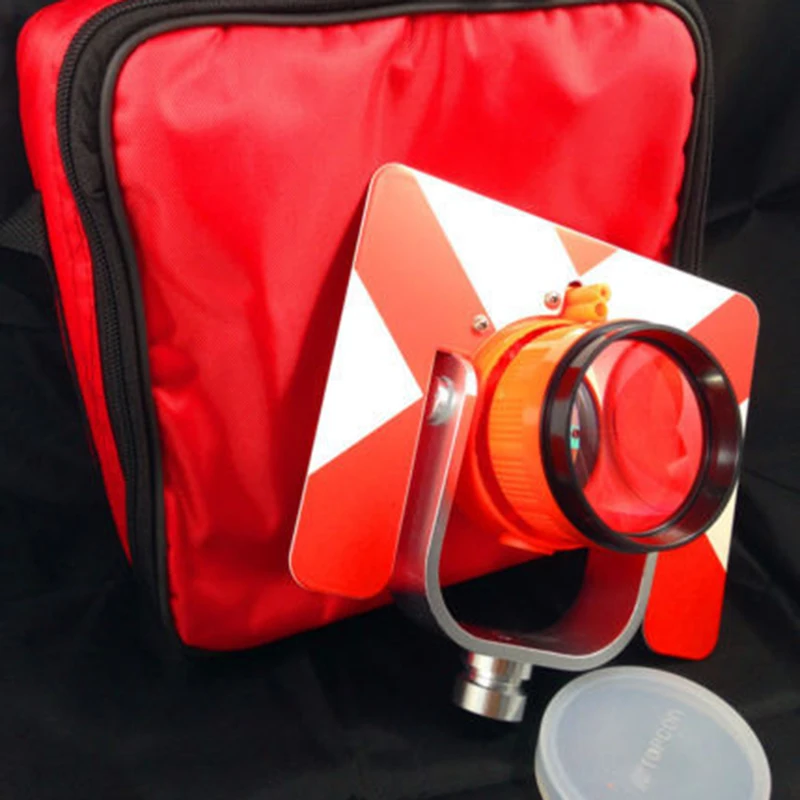 

NEW RED Prism Set w/ Bag for total stations surveying