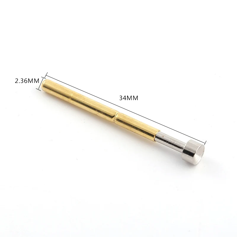 Brass Nickel-plated Fixture Spring Test Pin P156-A2 / B1 / E2 / D2 / Q1/ Q2 / H2 / T2 / G2 / J1 ICT Thimble Multimeter 2.4MM