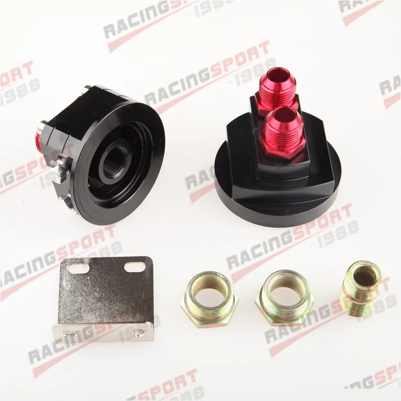 Oil Filter Relocation Male Fitting Adapter Kit 3/4\
