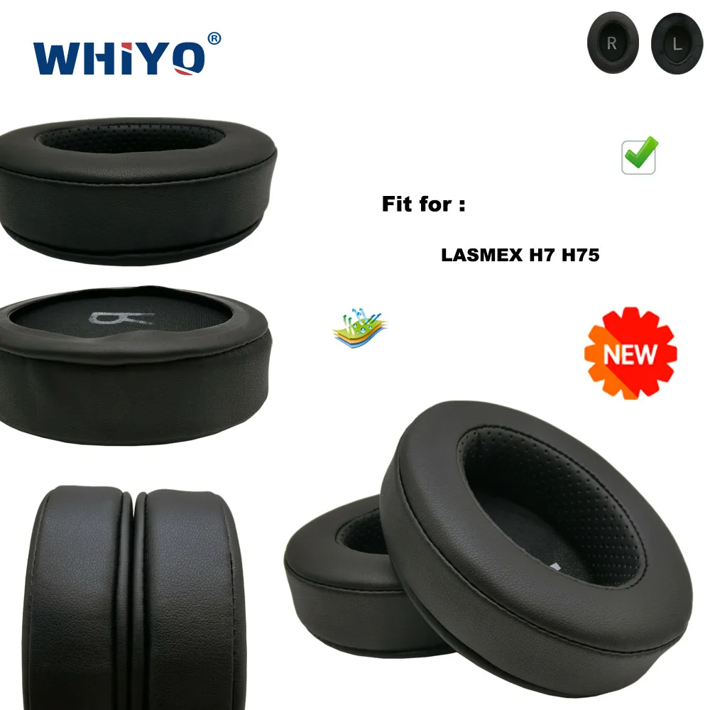 

New Upgrade Replacement Ear Pads for LASMEX H7 H75 Headset Parts Leather Cushion Velvet Earmuff Earphone Sleeve Cover