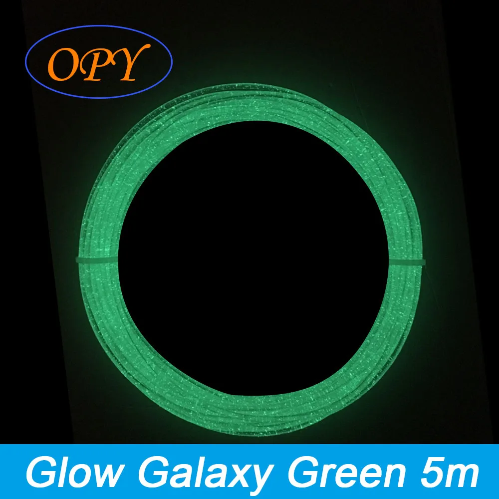 5M 3D Pen Filament Pla Plastic 1.75Mm Hout Koolstofvezel Zijde Marmer Glow Grijs Wit Zwart Rood Groen blauw Geel Refill