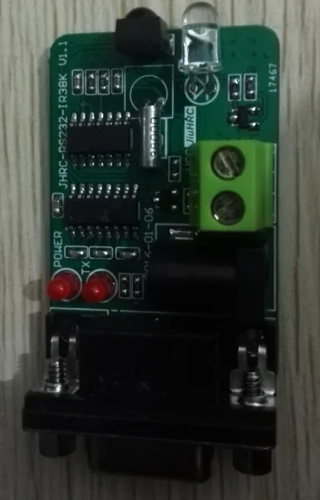 RS232 zu infrarot transceiver modul, serielle zu infrarot benötigen externe netzteil 5V