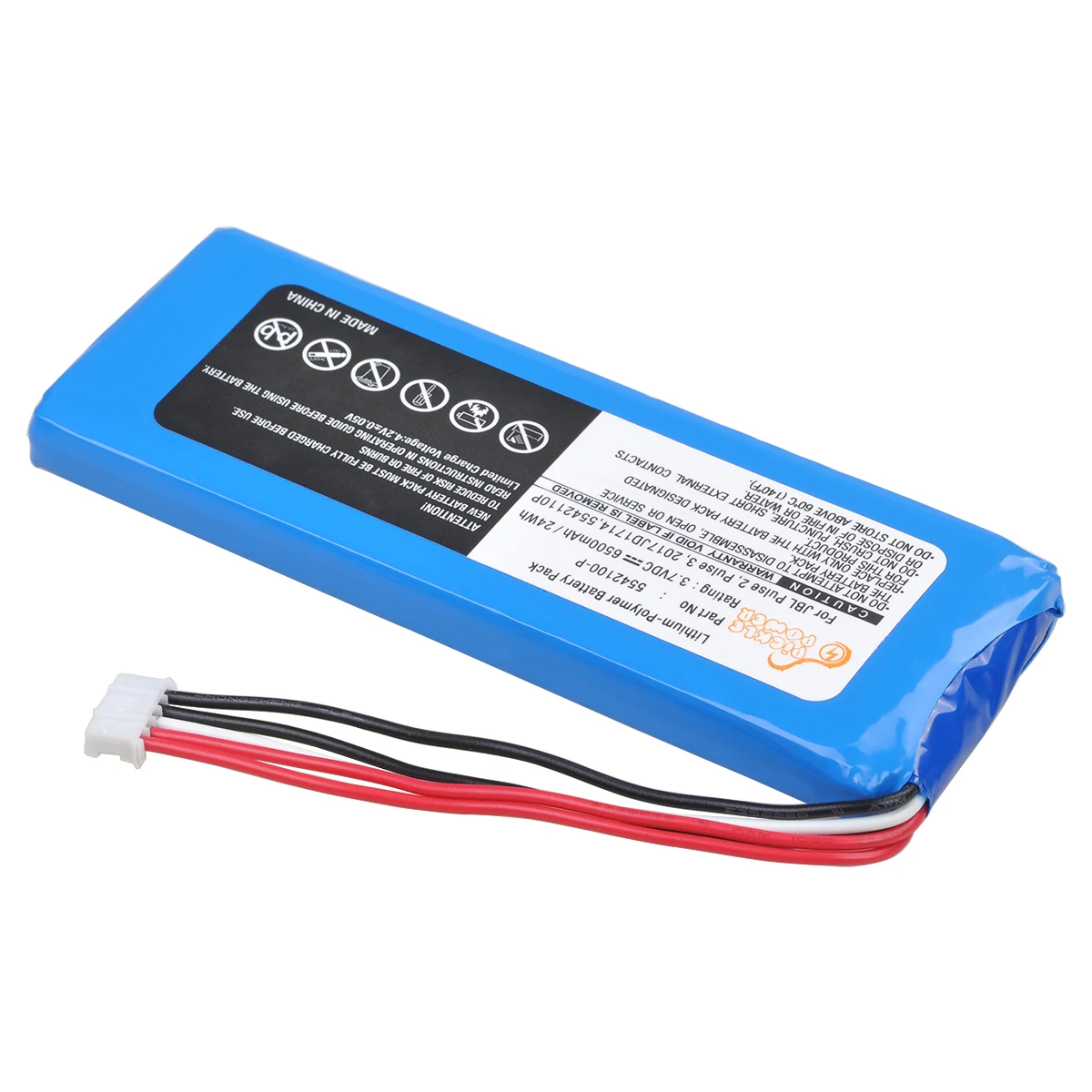 Imagem -04 - Substituição de Bateria Pickle Power 6500mah para Jbl Pulse Jbl Pulse 2023dj1714 Alto-falante Bluetooth Portátil Fit p 5542100 -p