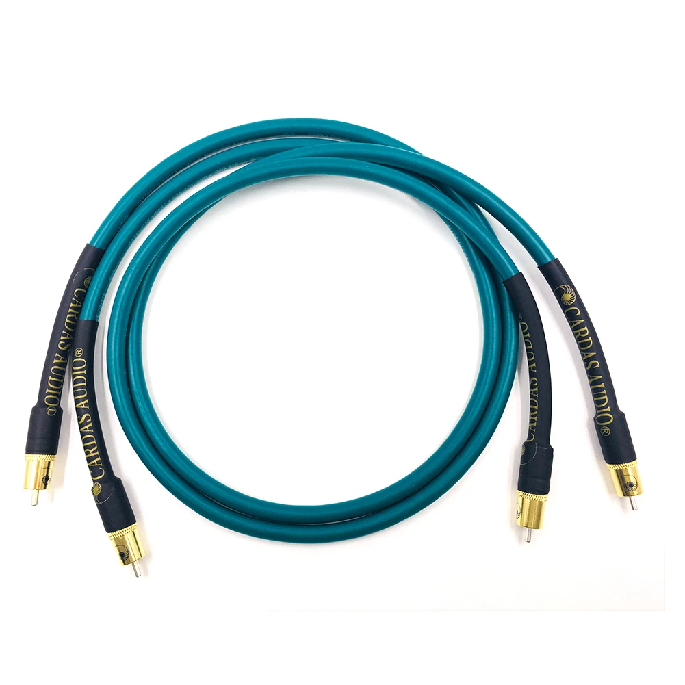 Thouliess Coppia HIFI Cardas Cavo di interconnessione RCA placcato oro Presa RCA Cardas Cross Amplificatore audio Lettore CD DVD Cavo per altoparlanti
