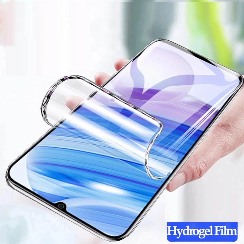 Hydrogel Film Full Cover Case for Sony Xperia L4 L3 Case Cover for Sony Xperia 1 10 Plus Screen Protector Not Tempered Glass