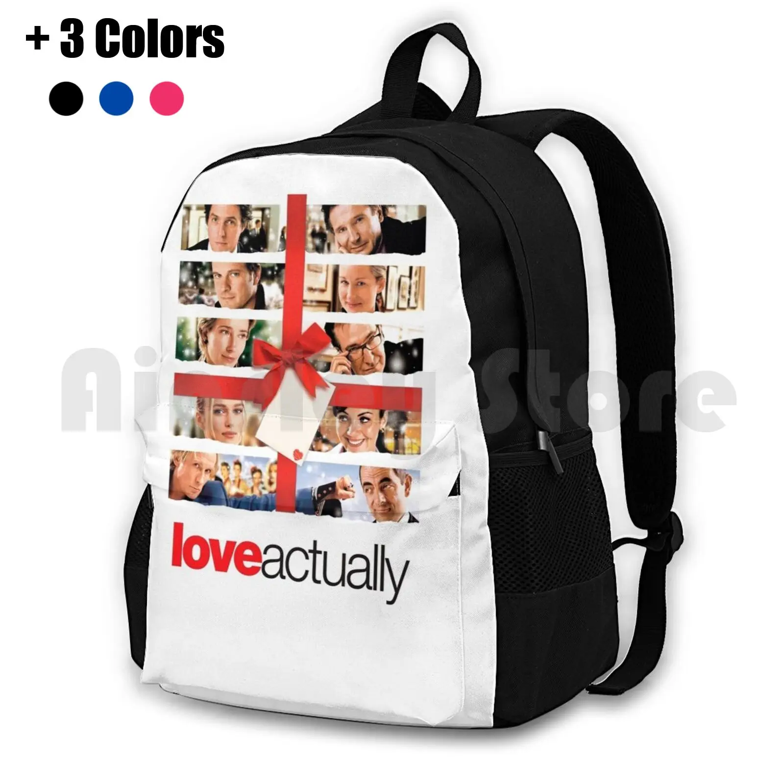 Love Actually Outdoor Hiking Backpack Waterproof Camping Travel Love Actually Romantic Comedy Movie Rom Com