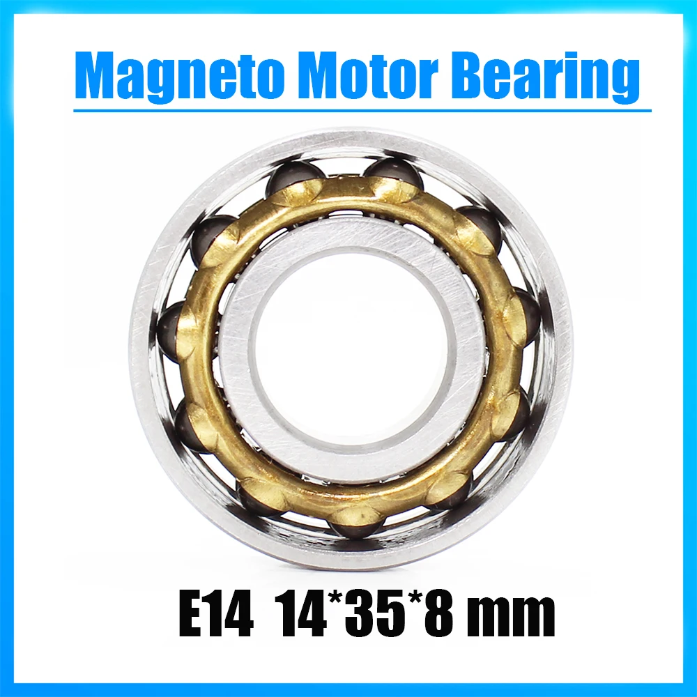 E14 Magneto Bearing 14*35*8 mm ( 1 PC ) Angular Contact Separate Permanent Motor Ball Bearings EN14 FB14