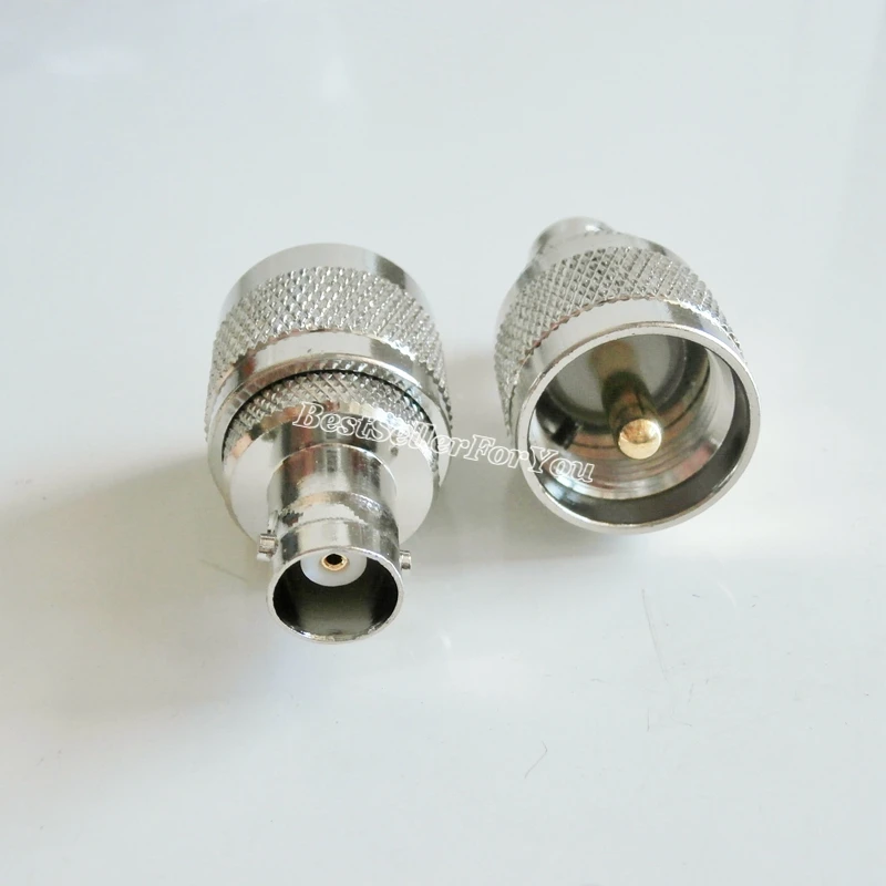 1Piece BNC Female Jack To UHF PL259 PL-259 Male RF Coaxial Adapter RF Connector B