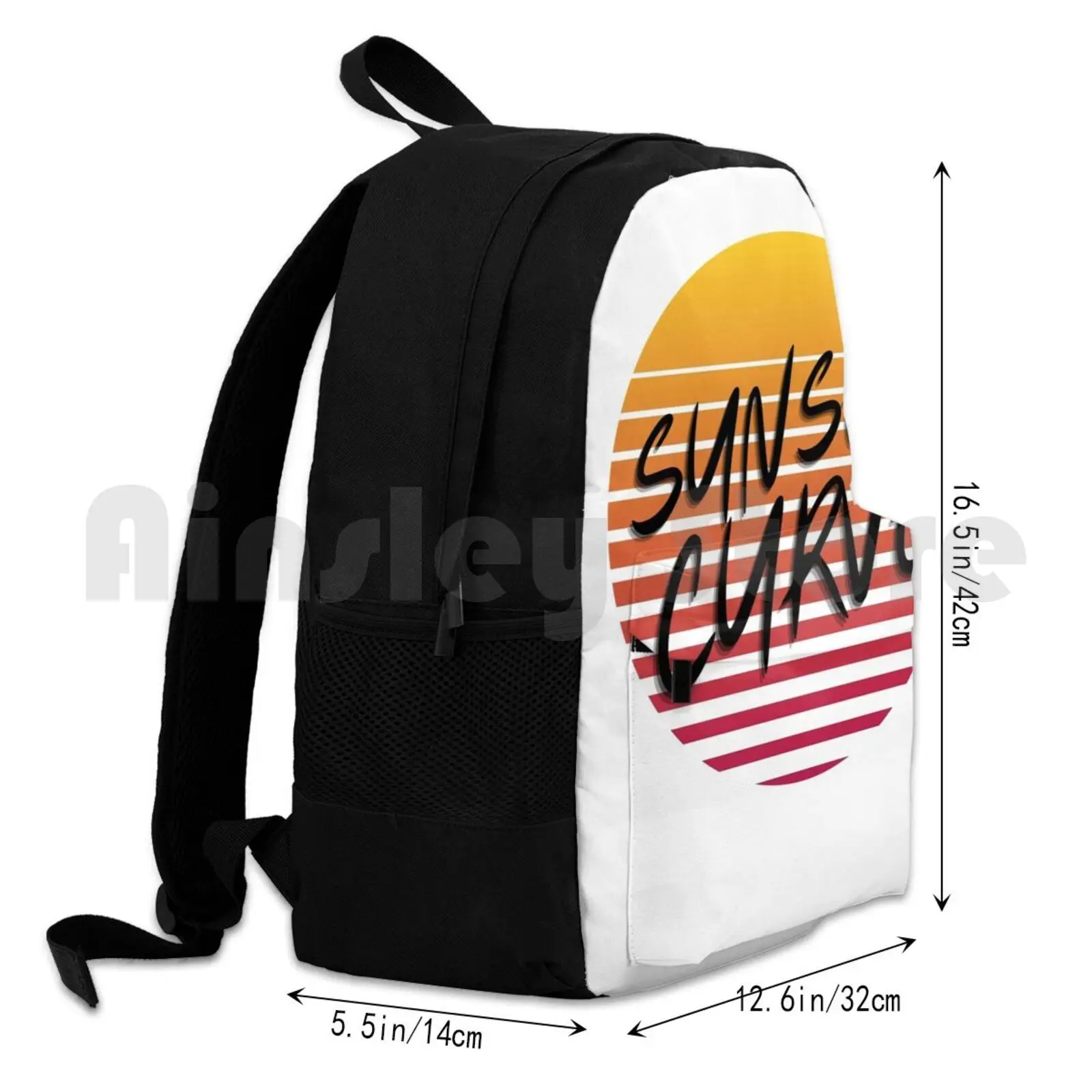 Sunset Curve Band Outdoor Hiking Backpack Riding Climbing Sports Bag Sunset Curve Band Sunset Curve Band Logo Sunset Curve Band