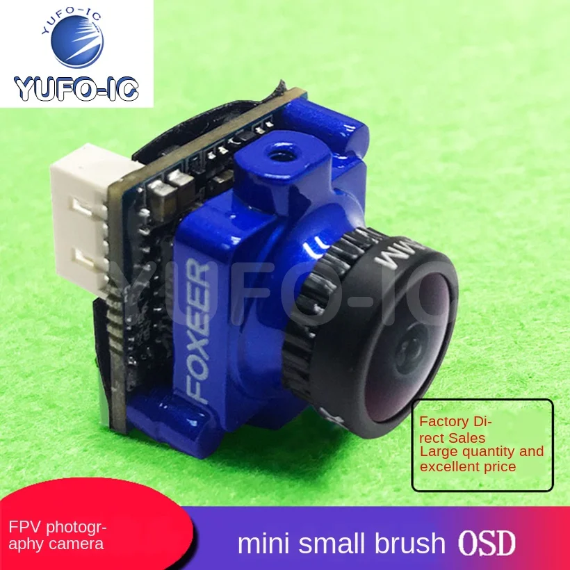 1pcs Foxeer Racing Through The Machine FPV Camera Mini Small Brushless OSD Navigation Mode 5.8G Image Transmission B6FPV