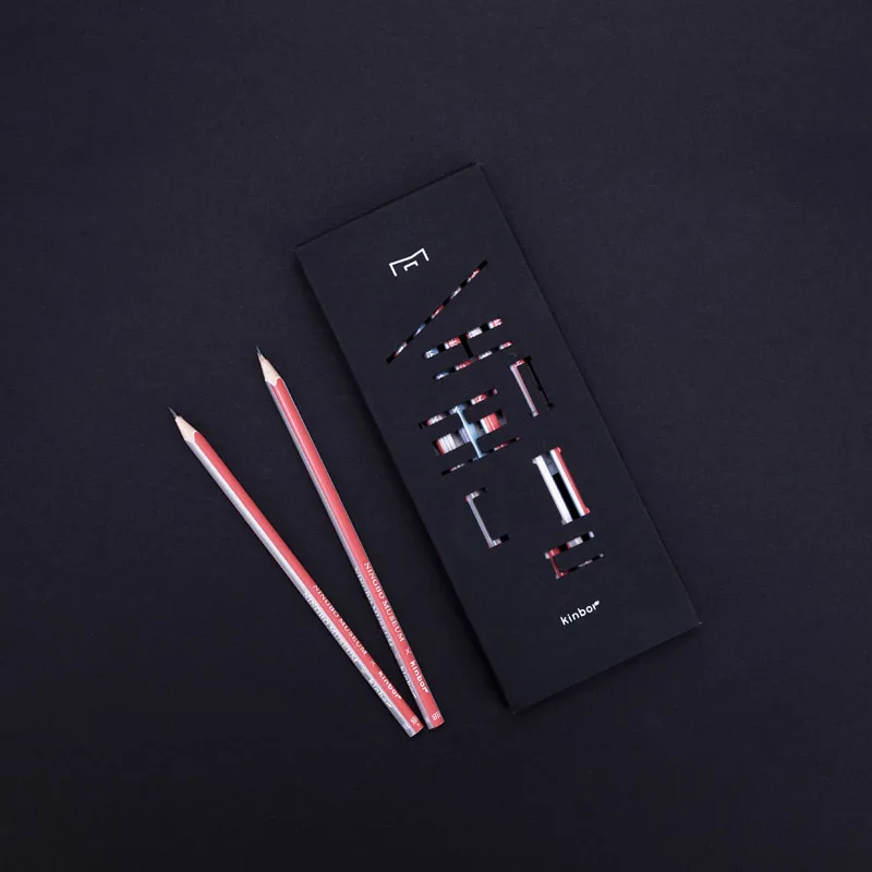 Kinbor ดินสอ 5 ชิ้น/แพ็ค HB หน่วยความจำป้องกันสิ่งแวดล้อมดินสอการเรียนรู้สำหรับสำนักงานโรงเรียน