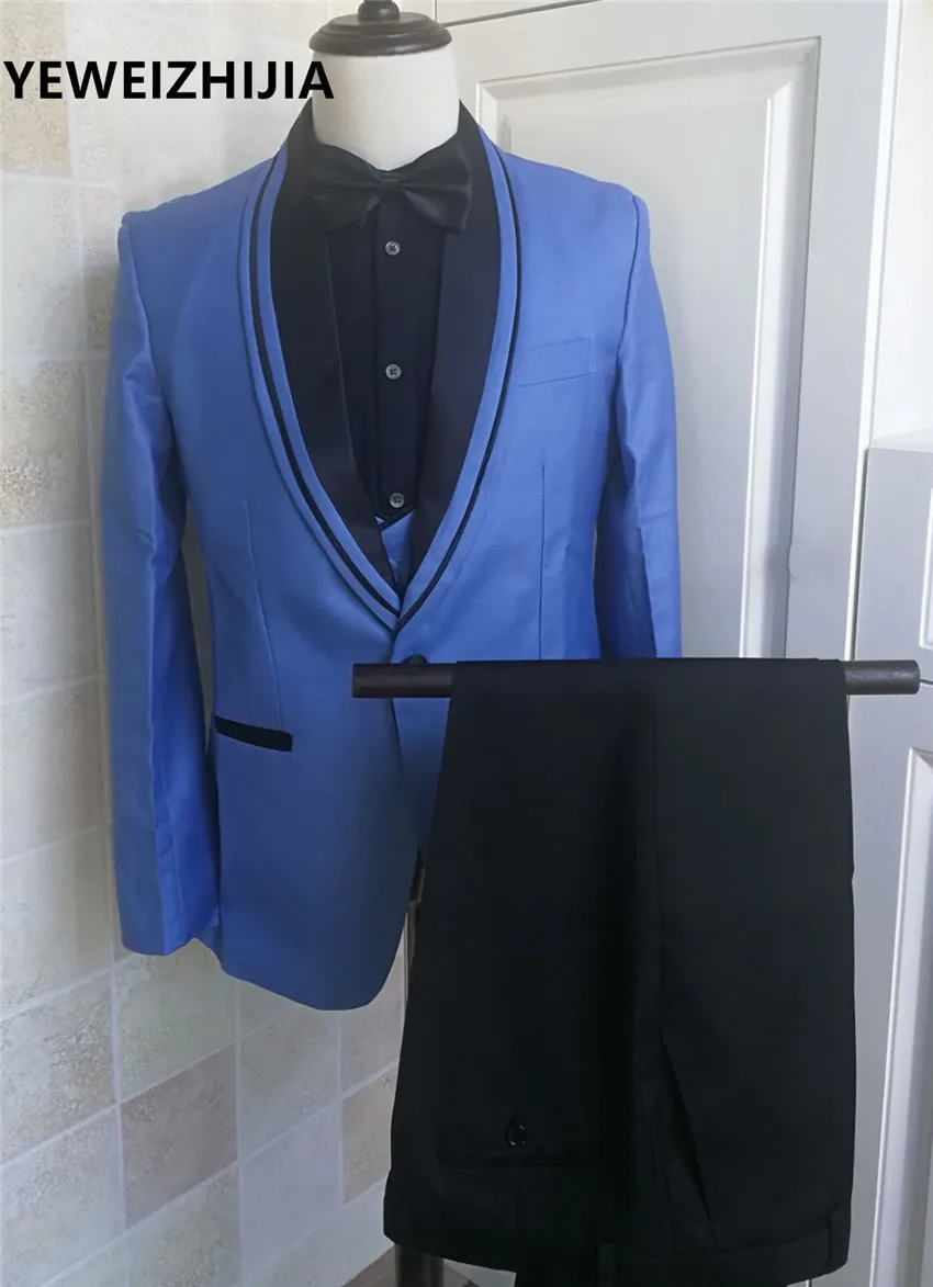 

2020 men's wedding banquet business men's suit Suit Tuxedo Suit performance suit performance suit (jacket + pants + vest)