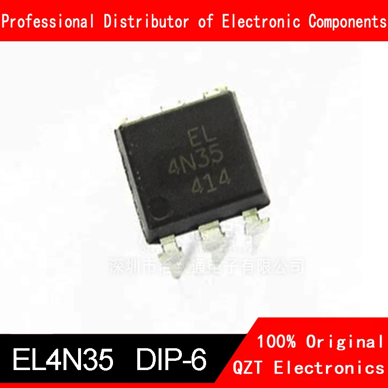 10pcs/lot EL4N35 DIP-6 SMD-6 4N35 In Stock