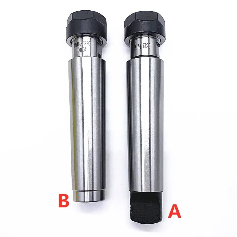 MT2 3 4เครื่องมือดึงด้านหลังหางแบน Center เครื่องมือผู้ถือ Er Collet Chuck MTA2 MTB2 MTA3 MTB3 MTA4 MTB4