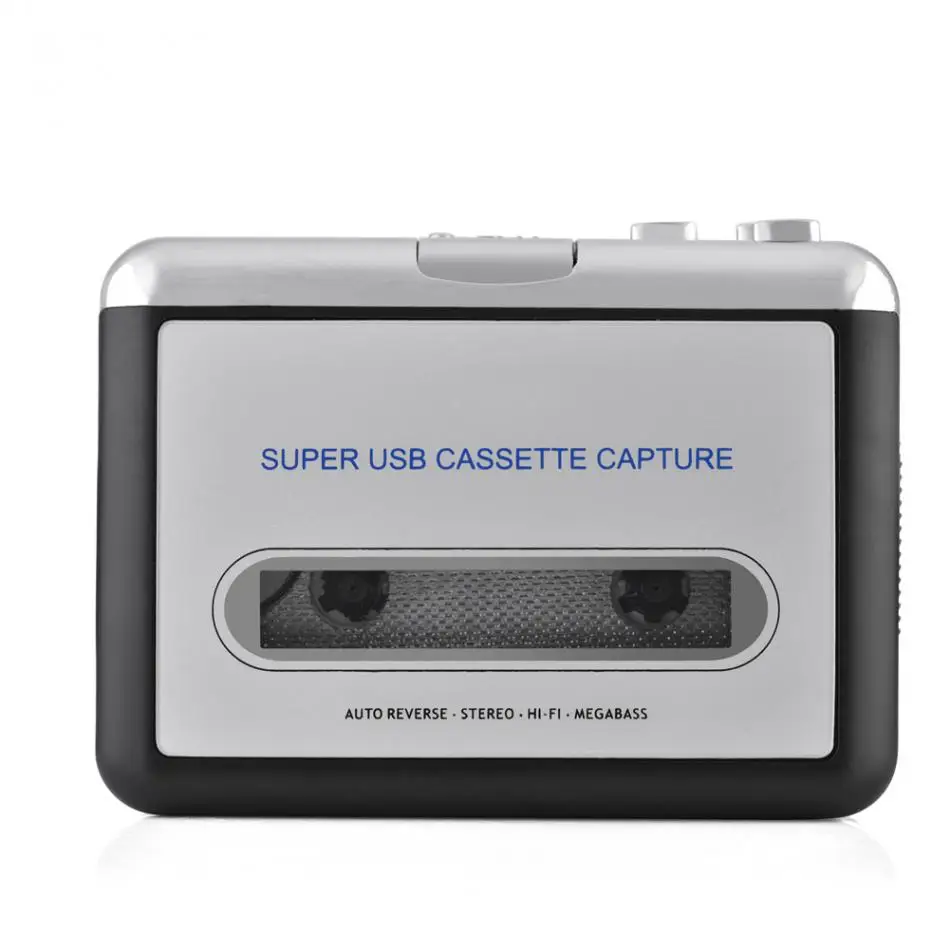 Novo leitor de captura de cassete usb, fita para computador, super portátil usb Cassette-to-MP3 conversor captura